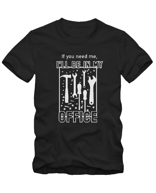 I will be in my office